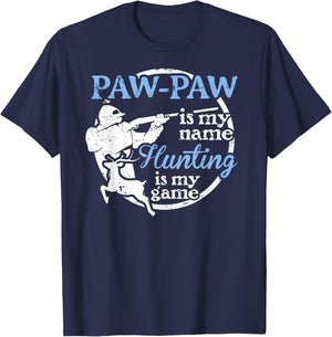 Pawpaw - Hunting is My Game! T-Shirt - T-Shirt | Navy