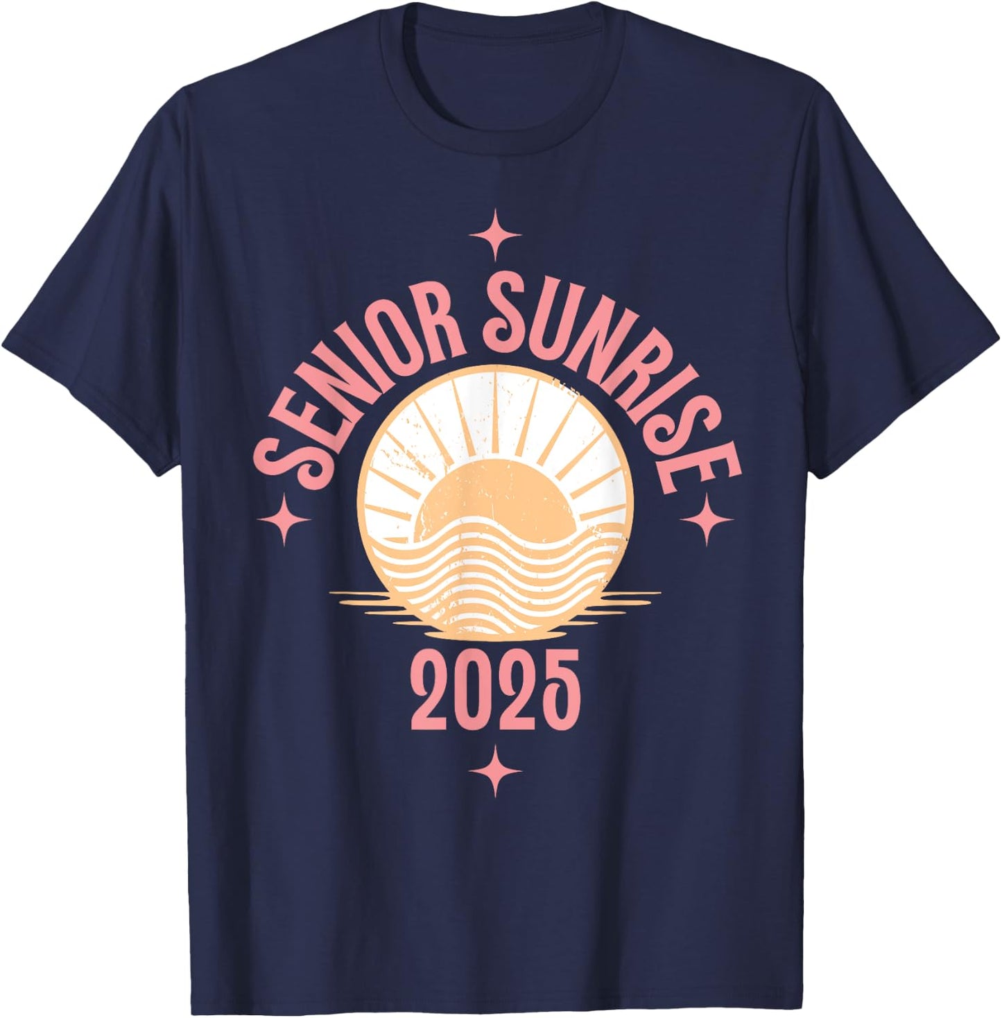 Magical Senior Sunrise 2025 High School 12th Twelfth Grade T-Shirt - T-Shirt | Navy