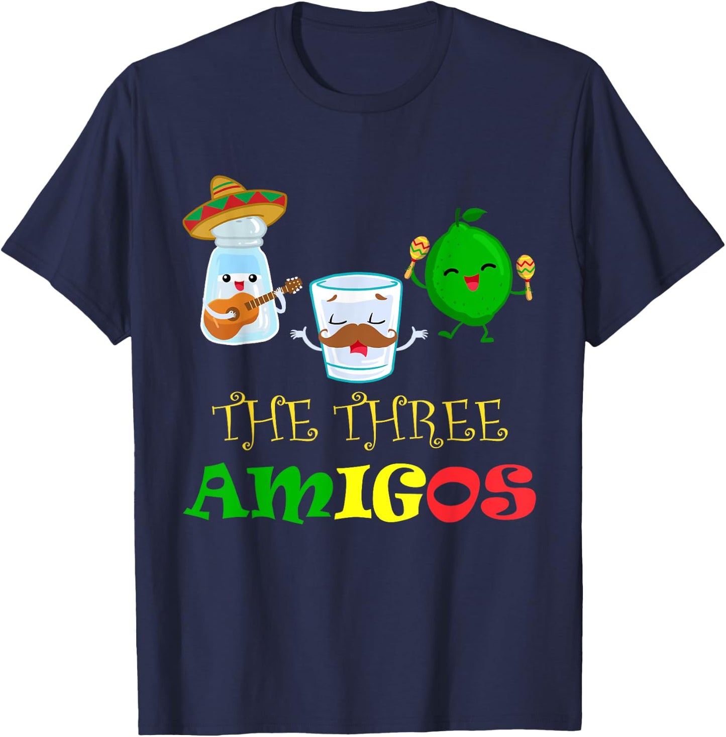 The Three Amigos T-Shirt - T-Shirt | Navy