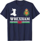 Wrexham Wales Emblem, Wrexham Wales, Wrexham T-Shirt - T-Shirt | Navy