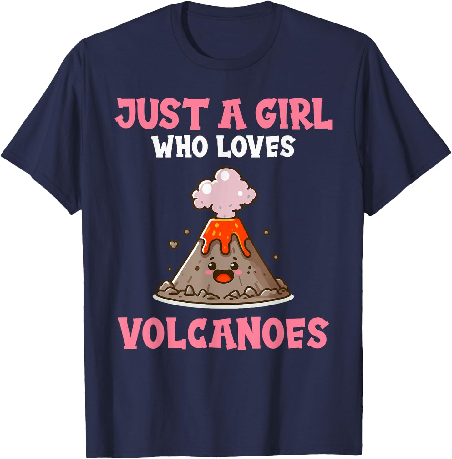 Volcano Costume For Girls Who Love Volcanoes T-Shirt - T-Shirt | Navy