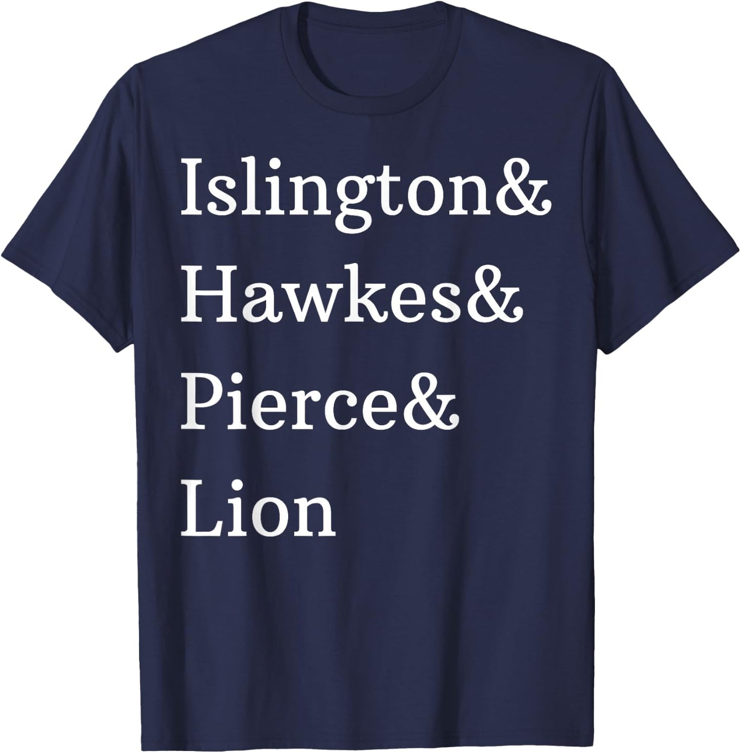 Islington Hawkes Pierce Lion T-Shirt - T-Shirt | Navy