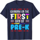 Grandma On The First Day Of Pre-k Funny Back To School T-Shirt - T-Shirt | Navy