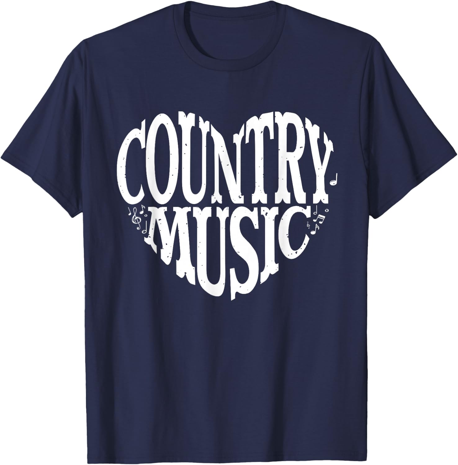 Cool Country Music Design Women Country Music Lover T-Shirt - T-Shirt | Navy