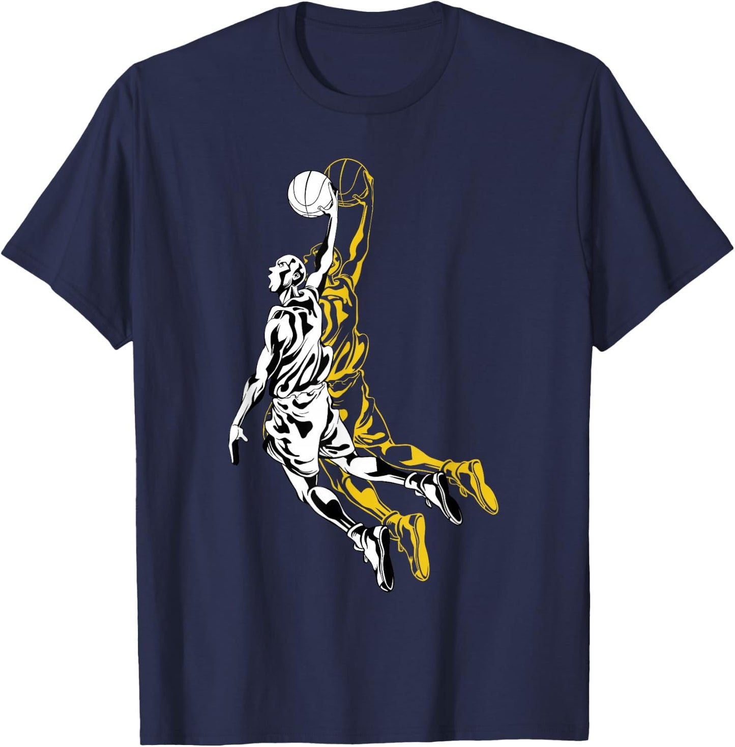 Basketball Player Evolution Slam Dunk Present for Kids Man T-Shirt - T-Shirt | Navy