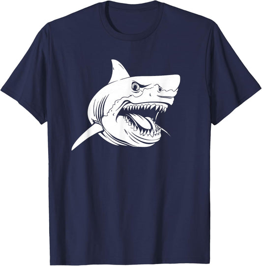 Shark Sea Animal Ocean - Shark T-Shirt - T-Shirt | Navy