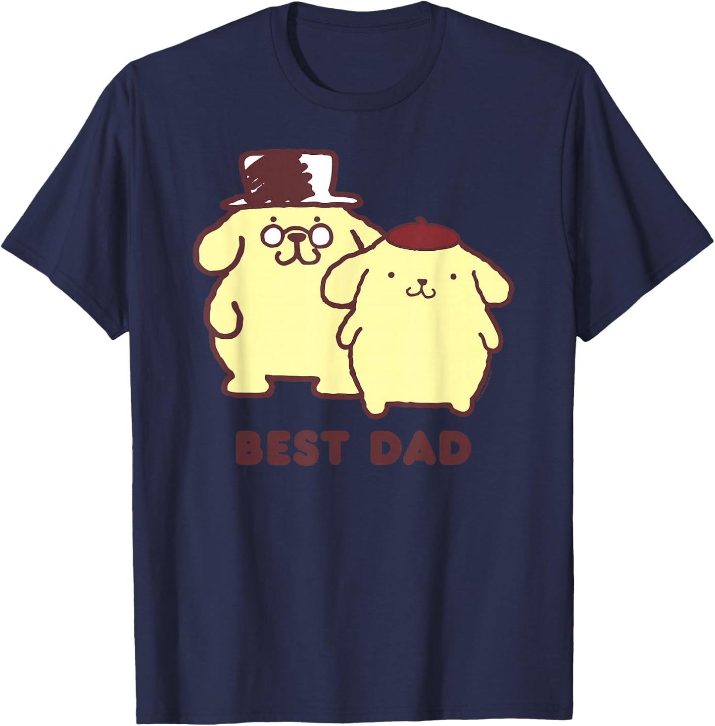 Pompompurin Best Dad Father's Day T-Shirt - T-Shirt | Navy