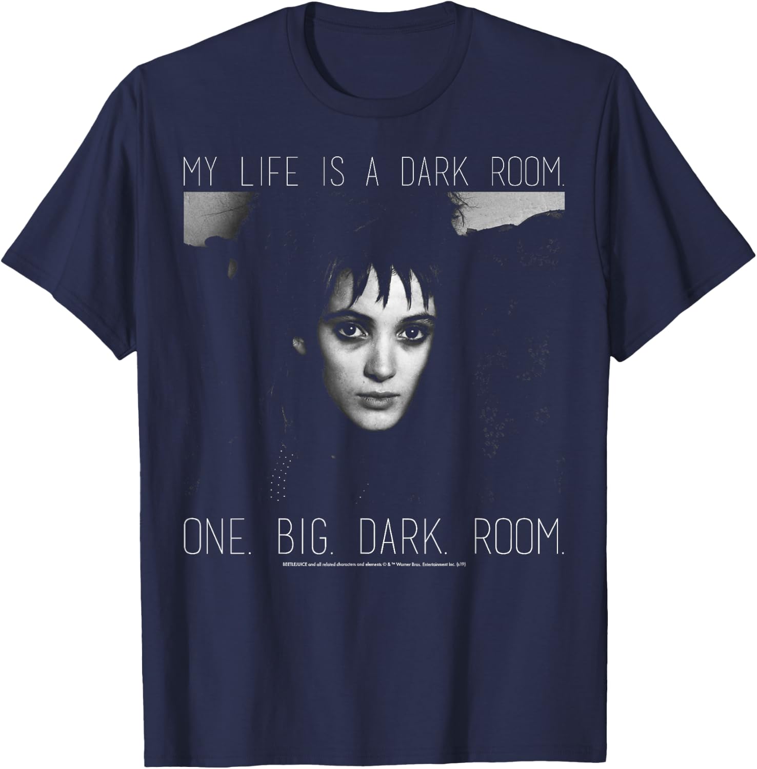 Beetlejuice Lydia One Big Dark Room T-Shirt - T-Shirt | Navy