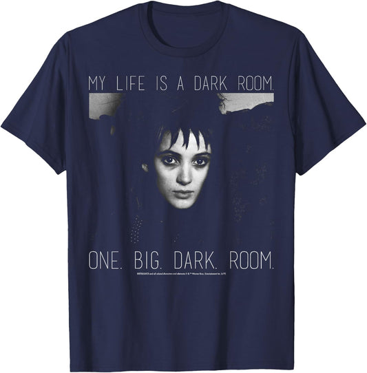 Beetlejuice Lydia One Big Dark Room T-Shirt - T-Shirt | Navy