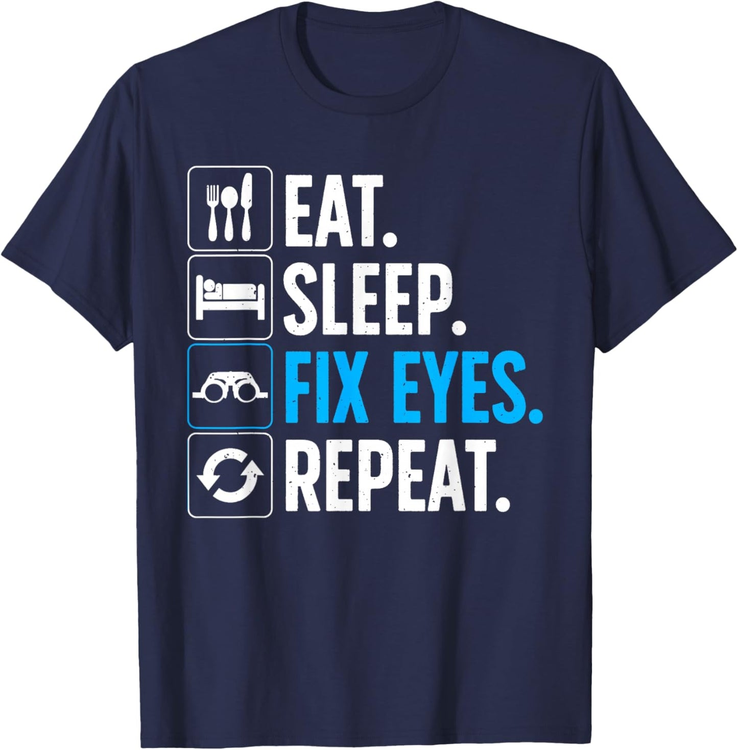 Eye Surgeon Art Women Eye Doctor Ophthalmologist T-Shirt - T-Shirt | Navy