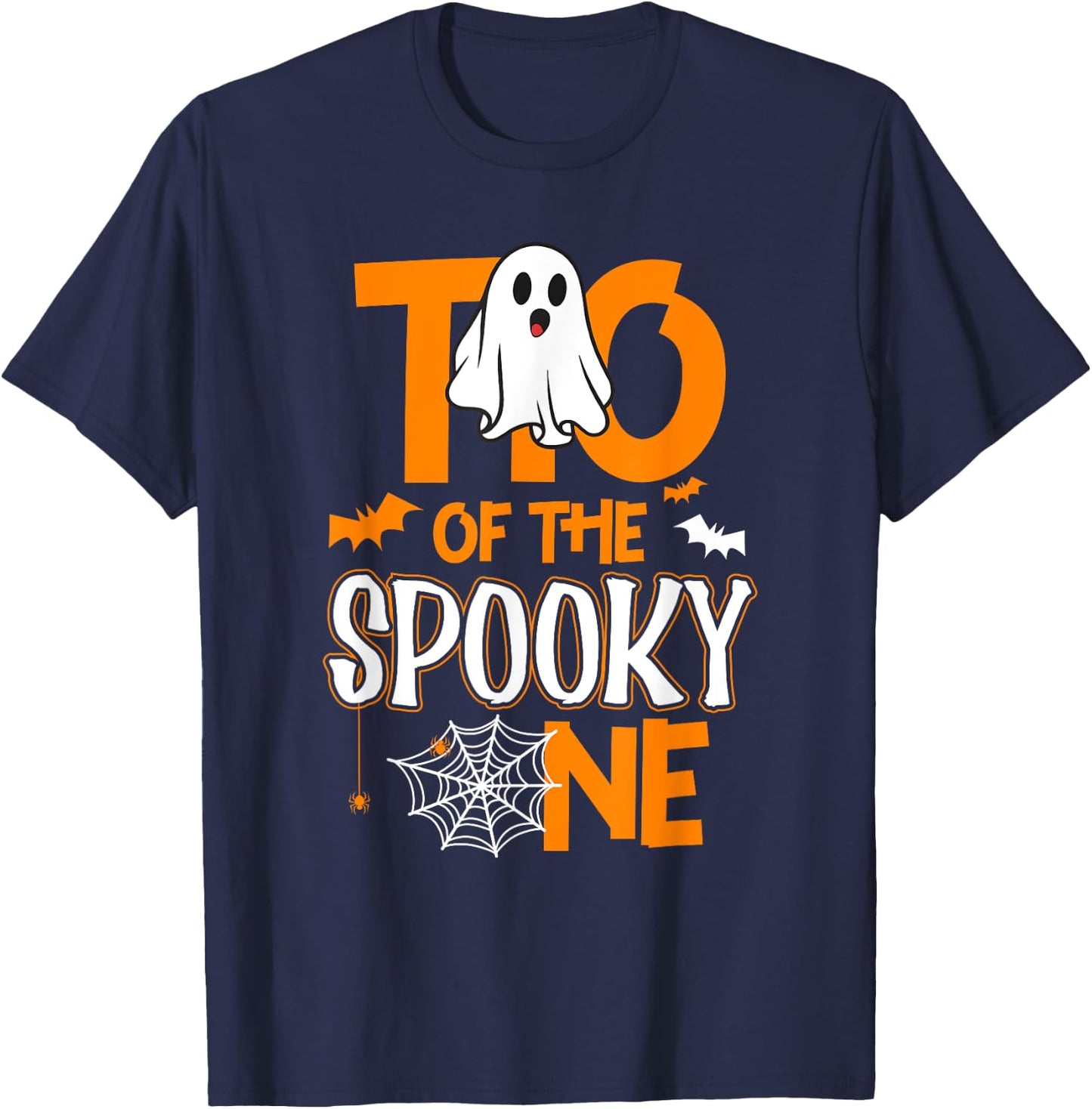 Tio Halloween 1st Birthday Matching Family Spooky One T-Shirt - T-Shirt | Navy