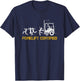 Forklift Certified Operator Funny Forklift Driver Forklifter T-Shirt - T-Shirt | Navy