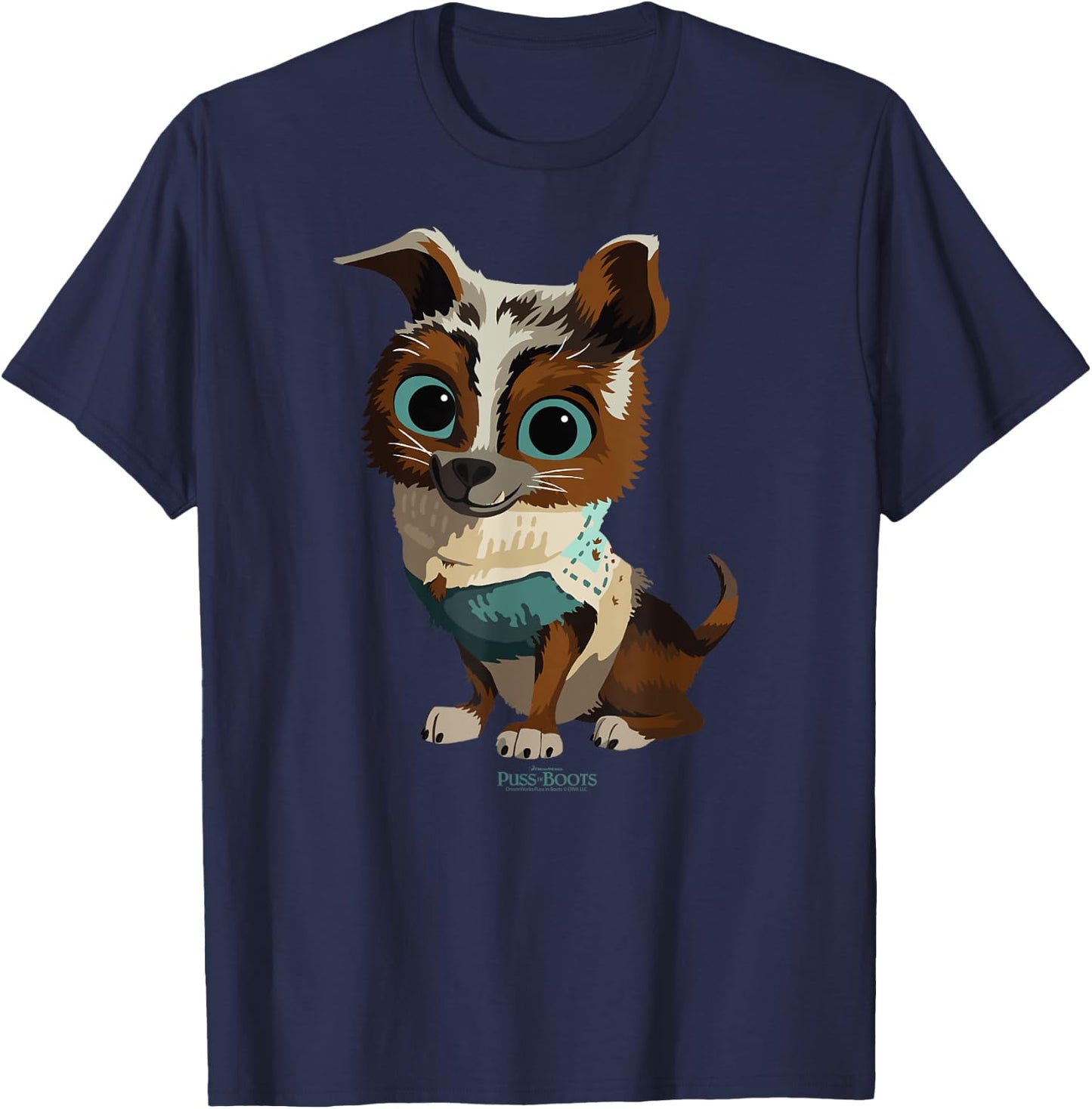 DreamWorks Puss in Boots: The Last Wish Perrito T-Shirt - T-Shirt | Navy