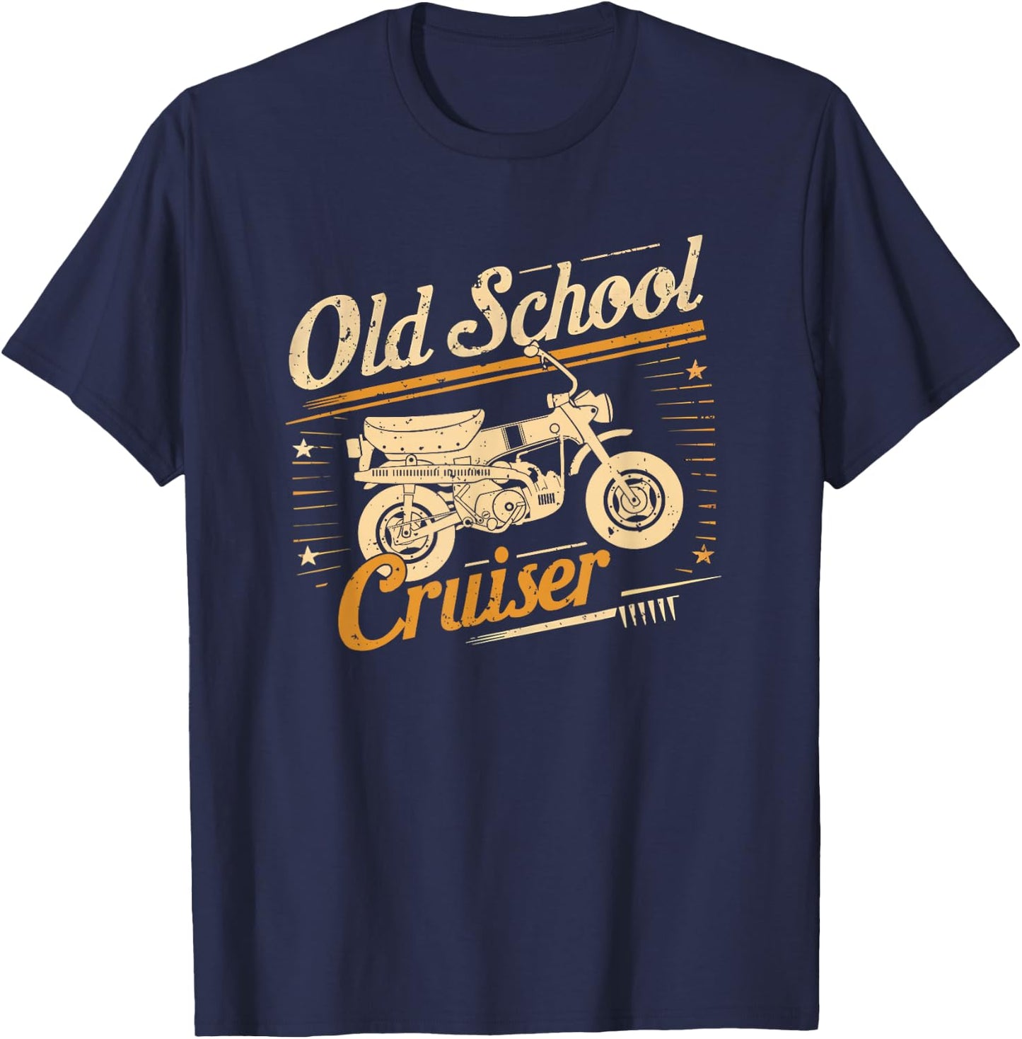 Dax Trail70 CT70 Moped Motorbike Retro T-Shirt - T-Shirt | Navy