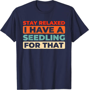 Retro Gardening Greenhouse Assistant Vintage Nursery Worker T-Shirt - T-Shirt | Navy