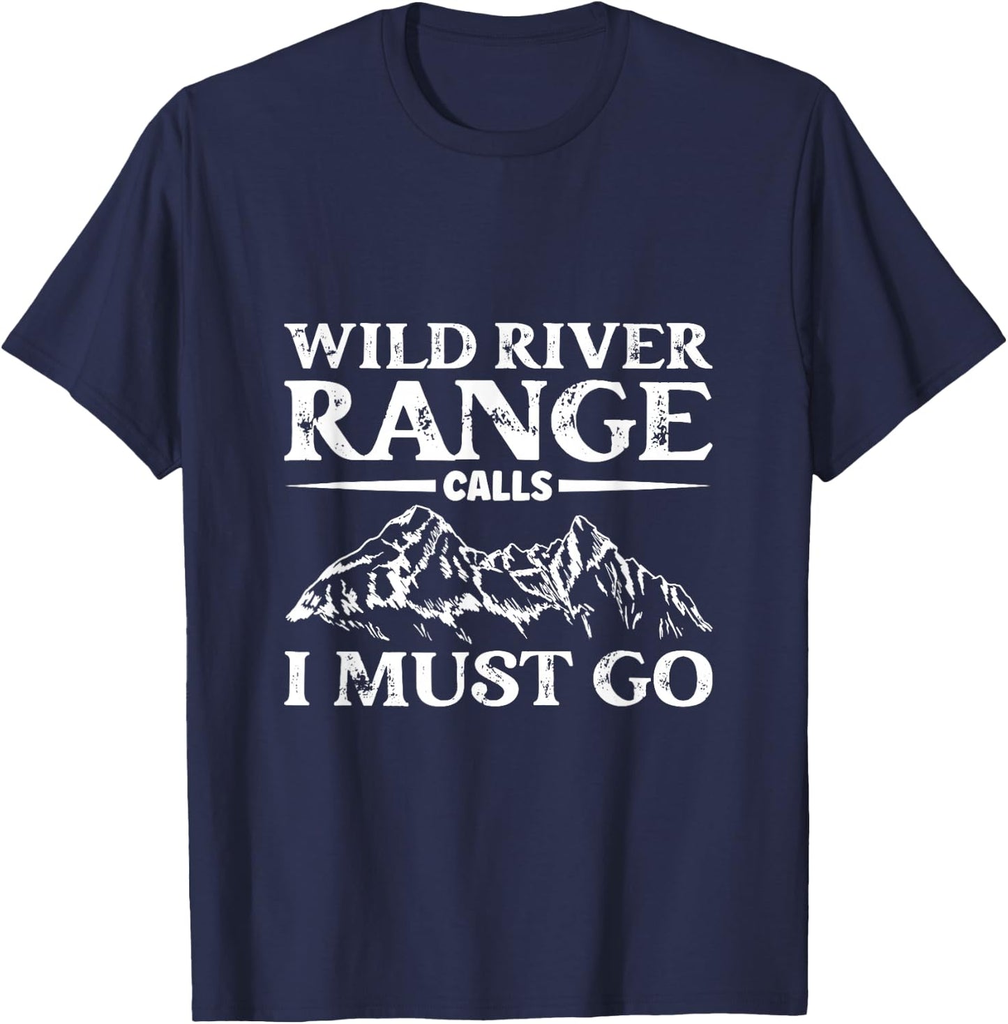 Mountain calling - Wind River Range T-Shirt - T-Shirt | Navy