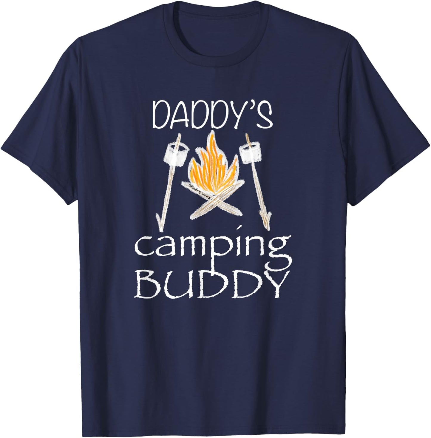 Daddy's camping buddy T-Shirt - T-Shirt | Navy