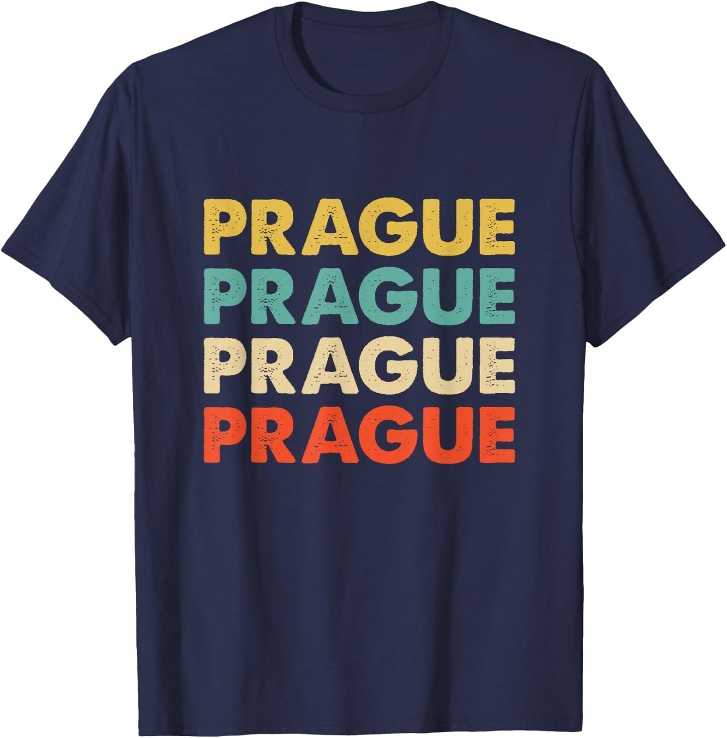 Prague Czech Republic T-Shirt - T-Shirt | Navy