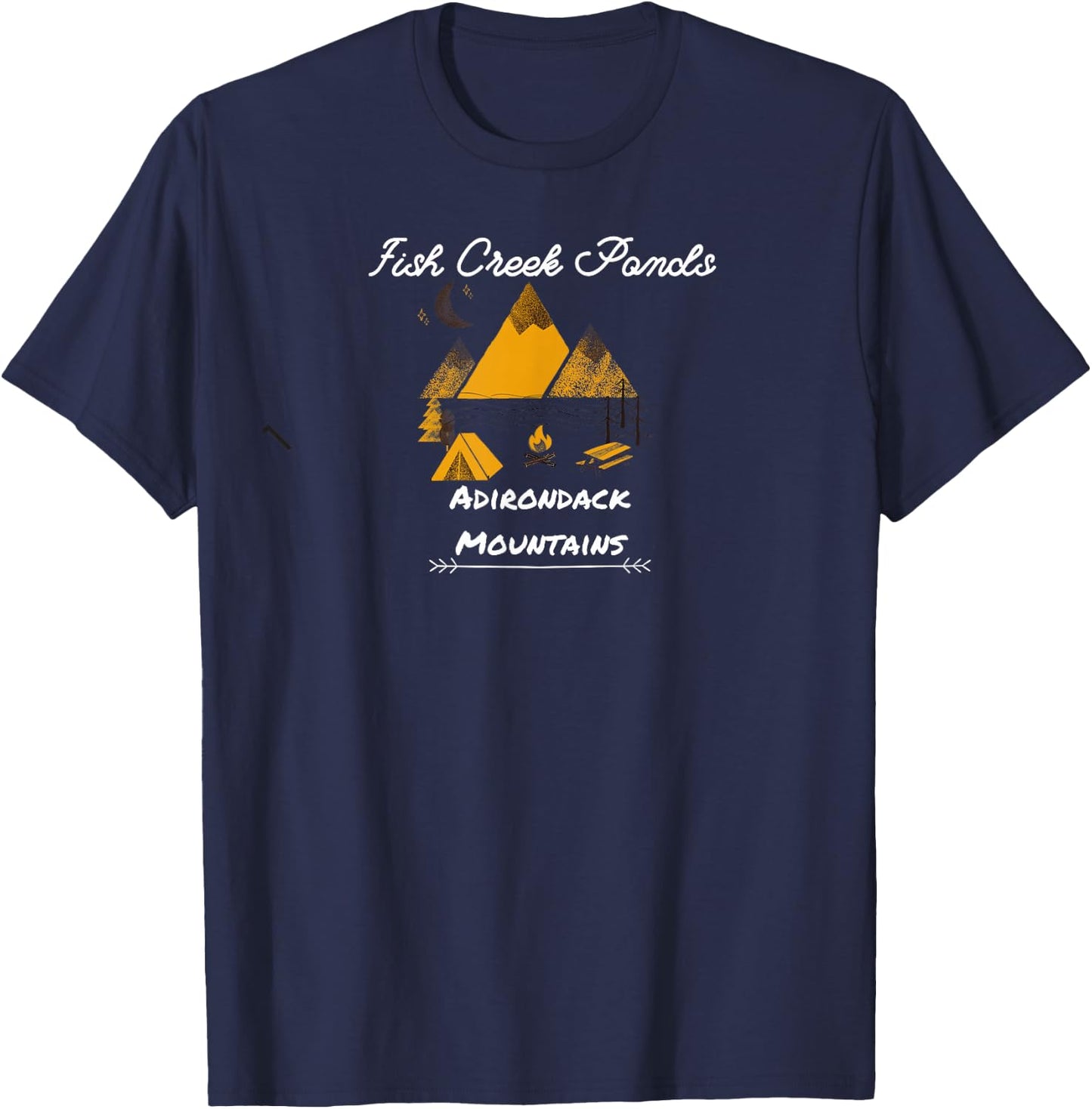 Fish Creek Ponds Adirondacks T-Shirt - T-Shirt | Navy