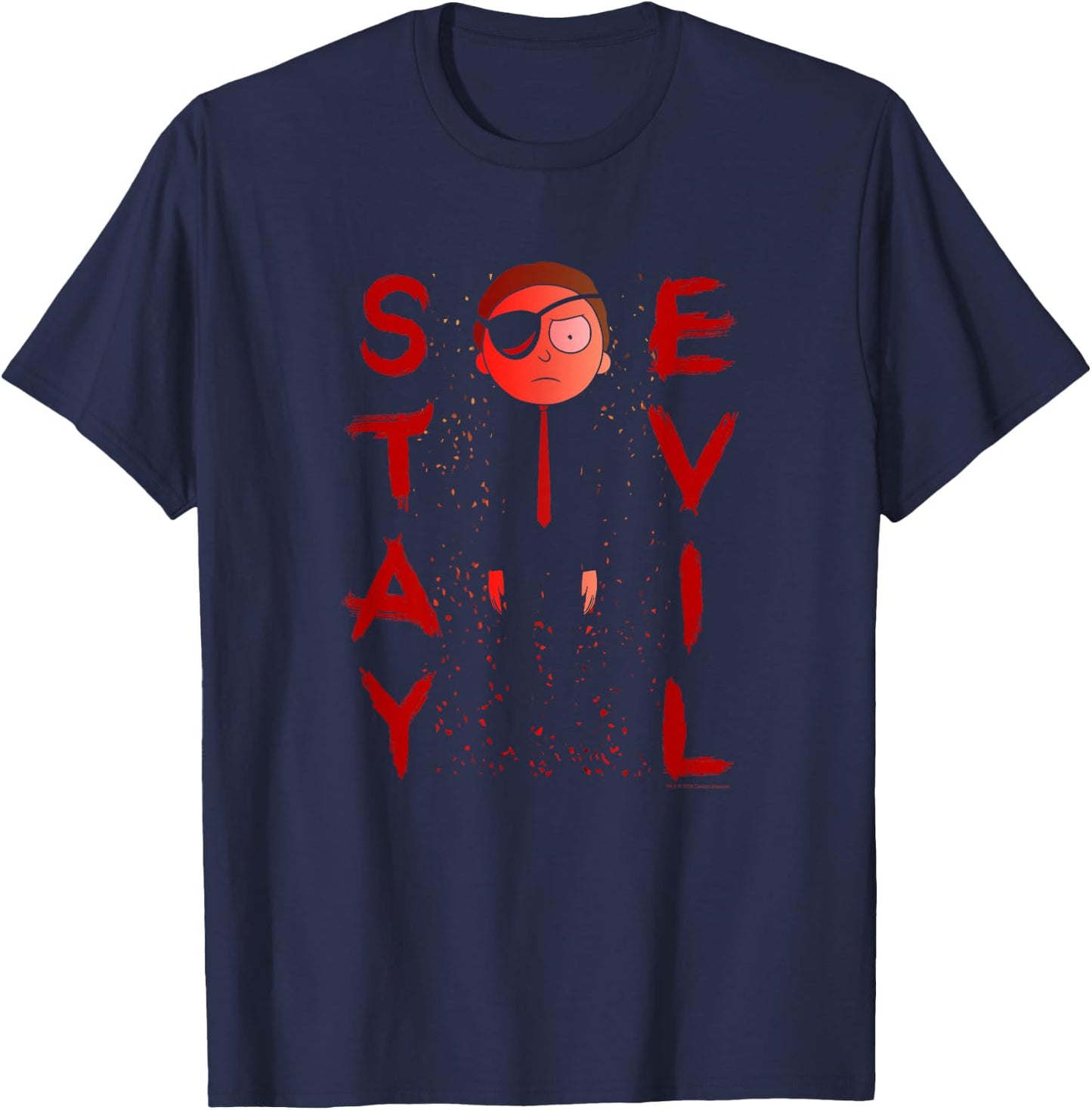 Rick and Morty Stay Evil Morty T-Shirt - T-Shirt | Navy