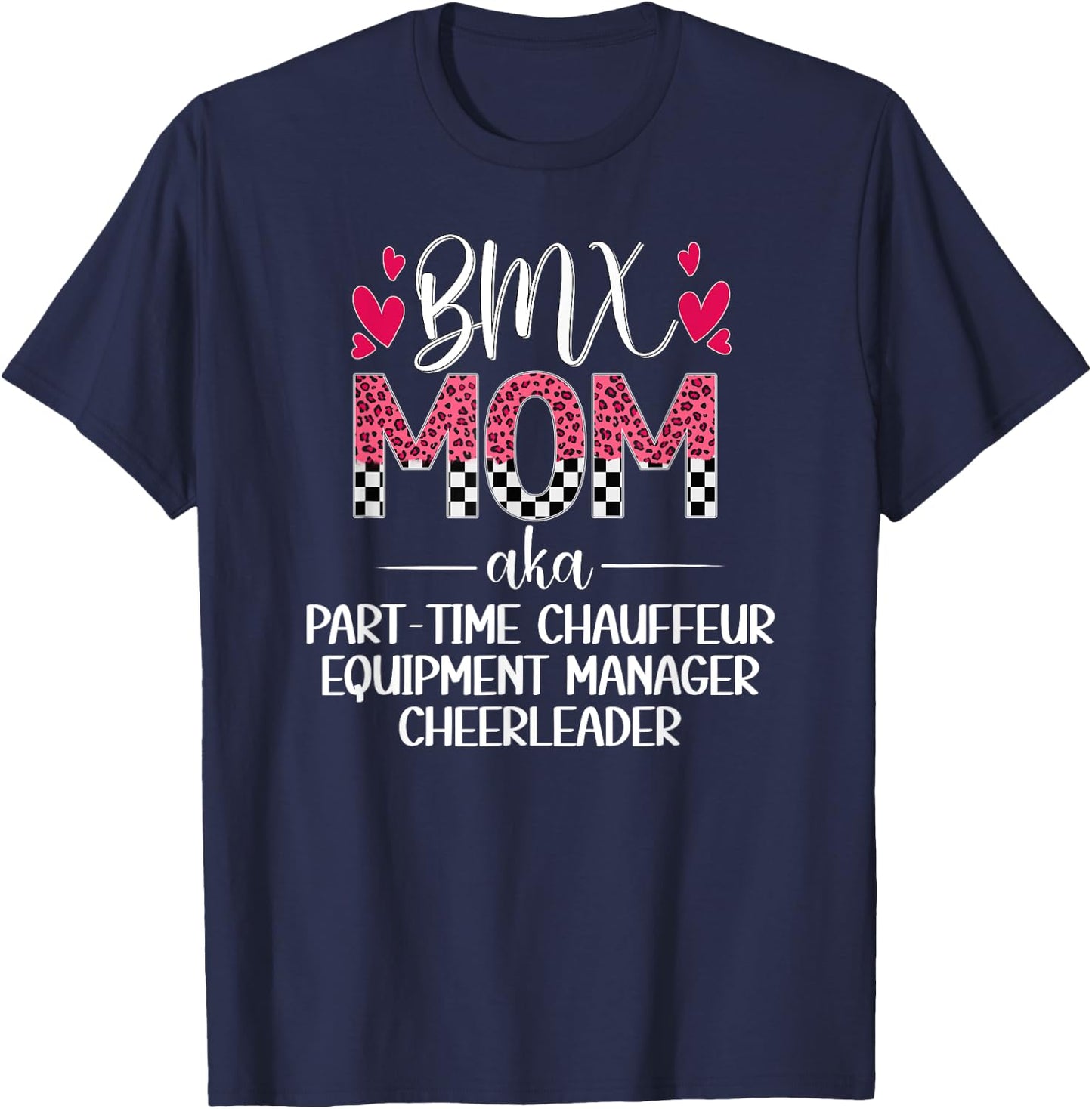 BMX Mom Definition Mom Of A BMX Rider Mama BMX Mother T-Shirt - T-Shirt | Navy