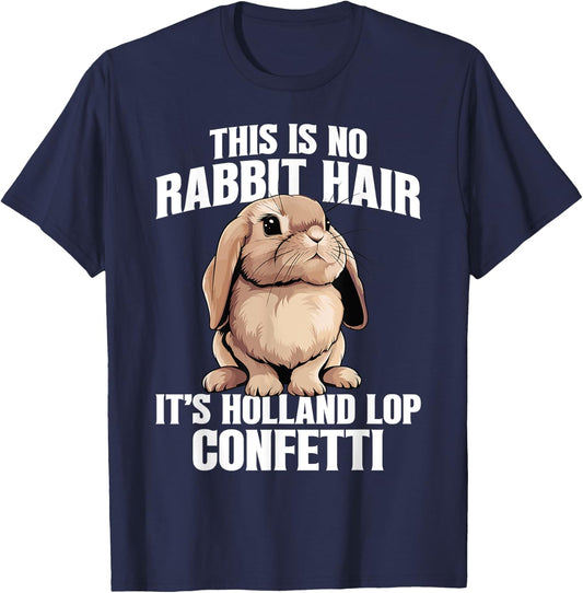 Holland Lop Bunny Stuffed Animal Plush Holland Lop Bunny T-Shirt - T-Shirt | Navy