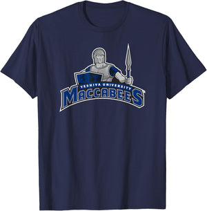 Yeshiva University Maccabees Logo T-Shirt - T-Shirt | Navy
