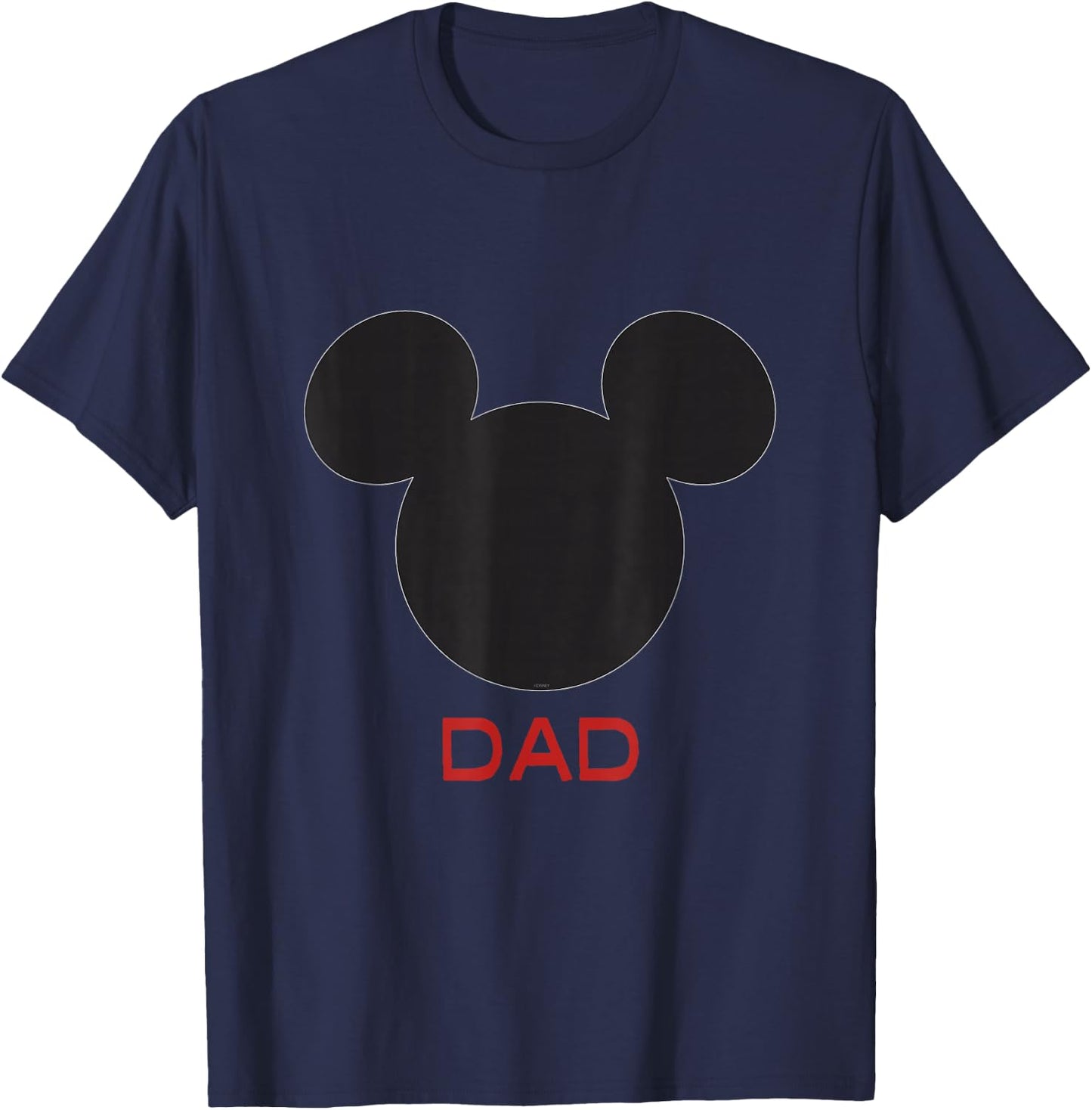 Disney Mickey Mouse Dad Family Small T-Shirt - T-Shirt | Navy