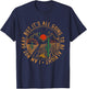 Vintage Funny Music Designs I'm Not Okay But It's Going To Be Alright Road Mountains -Adults Black Small T-Shirt - T-Shirt | Navy
