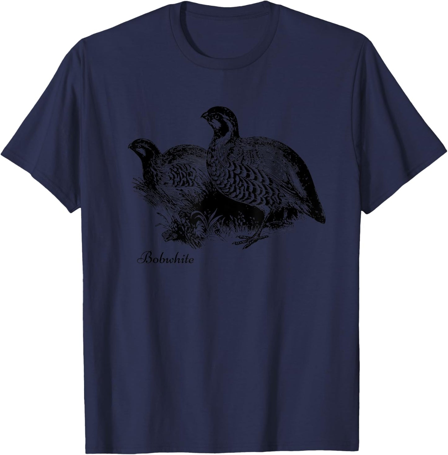 Bobwhite Northern Bobwhite Quail T-Shirt - T-Shirt | Navy