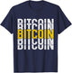 Bitcoin Multi BTC T-Shirt - T-Shirt | Navy