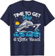 Time To Get Ship Faced And Get A Little Nauti Cruise T-Shirt - T-Shirt | Navy