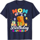 Mom Of The Birthday Capybara Family Party T-Shirt - T-Shirt | Navy