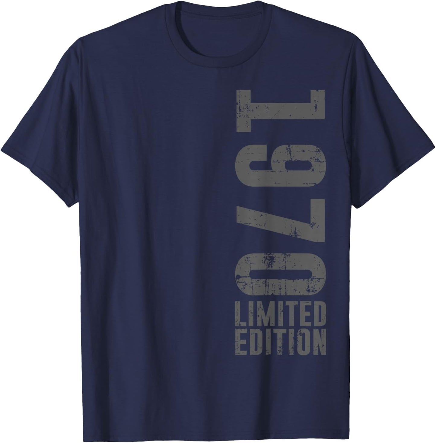 Birthday design limited edition and vintage, born in 1970 T-Shirt - T-Shirt | Navy