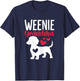 Weenie Grandma Funny Dog Grandma Dachshund Dog Lovers T-Shirt - T-Shirt | Navy