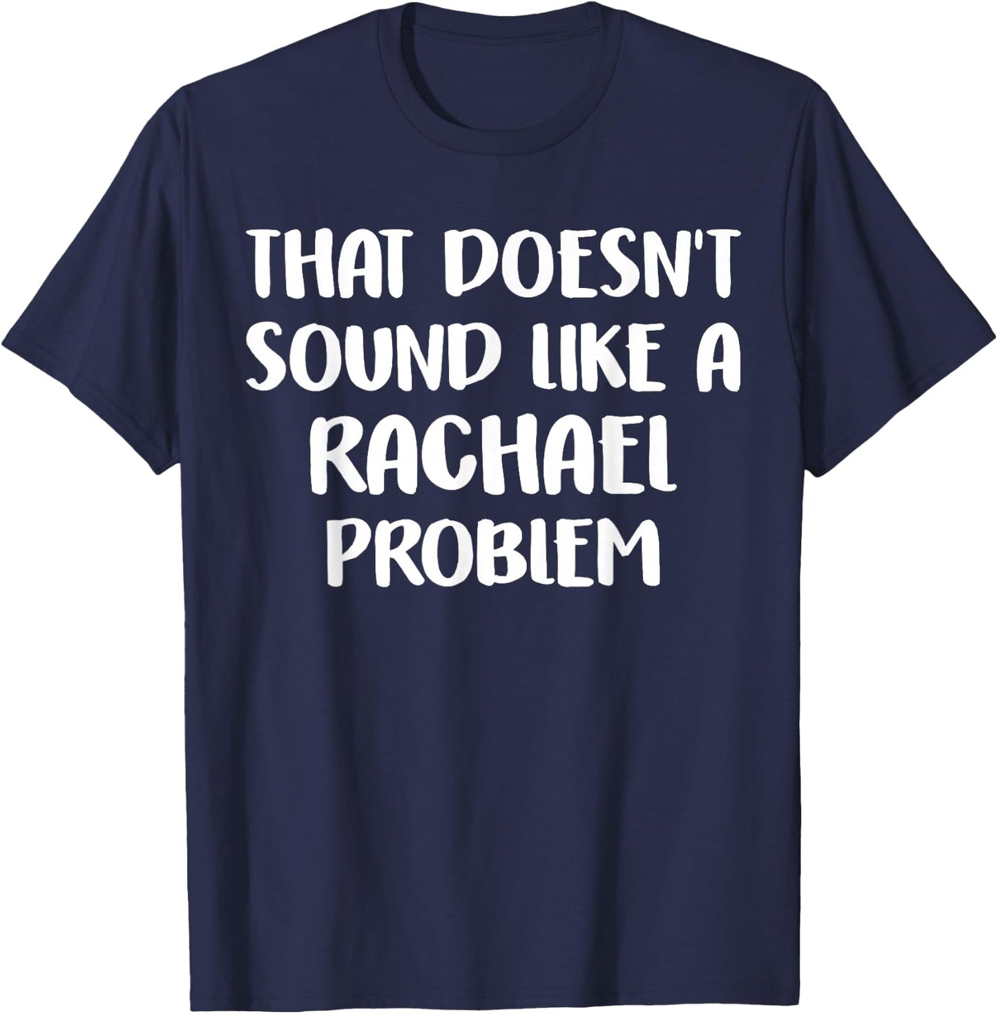 RACHAEL Personalized Cute Flower Girls RACHAEL Name T-Shirt - T-Shirt | Navy