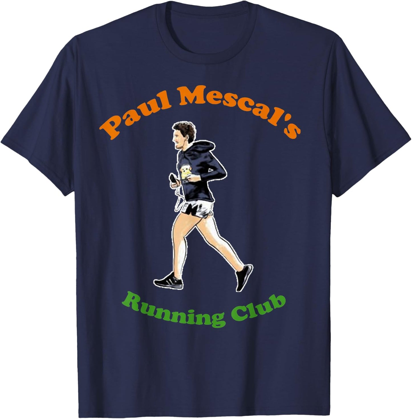 Paul Mescal's Running Club T-Shirt - T-Shirt | Navy