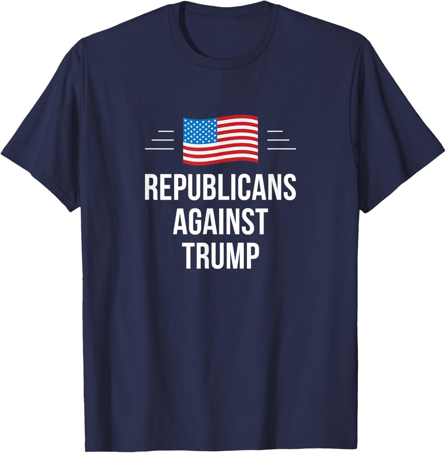 Republicans Against Trump T-Shirt - T-Shirt | Navy