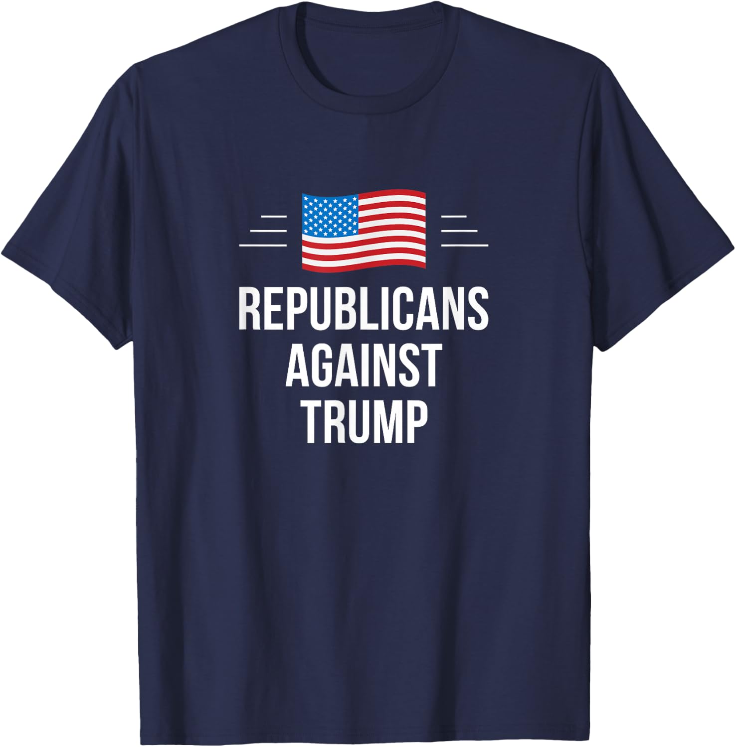 Republicans Against Trump T-Shirt - T-Shirt | Navy