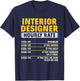 Interior Designer Hourly Rate Home Decorator Interior Design T-Shirt - T-Shirt | Navy