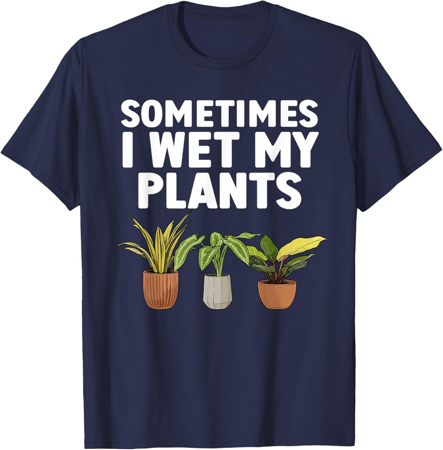 Funny Plant Art Women Gardening Gardener Plant Lover T-Shirt - T-Shirt | Navy