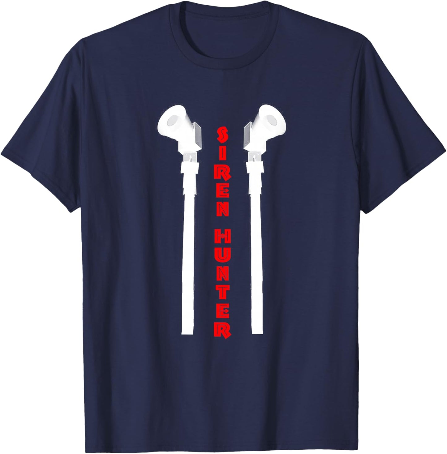 Siren Hunter ~ Tornado Siren Fan T-Shirt - T-Shirt | Navy