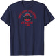 Ohio State Buckeyes Big 10 Football Logo Officially Licensed Raglan Baseball T-Shirt - T-Shirt | Navy