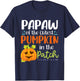 Papaw Of The Cutest Pumpkin In The Patch Halloween Pumpkins T-Shirt - T-Shirt | Navy