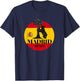Madrid Spain the Bear & the Strawberry Tree Graphic Design T-Shirt - T-Shirt | Navy