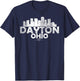 Dayton Ohio OH | Skyline T-Shirt - T-Shirt | Navy