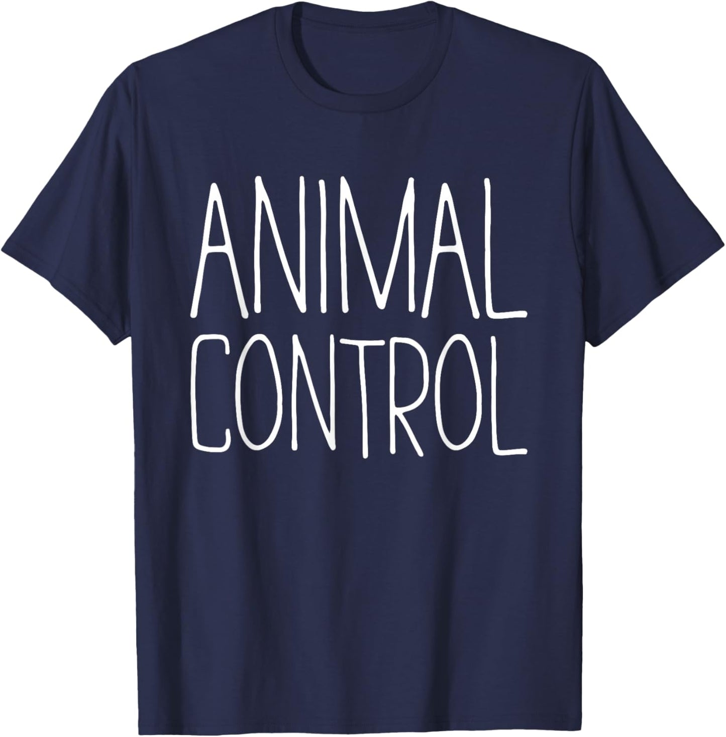 Animal Control Shirt Adult Men Women Kids Matching Costume T-Shirt - T-Shirt | Navy