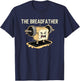 Breadfather Funny Bakers Humors Loaf Bread Lifting Weights T-Shirt - T-Shirt | Navy