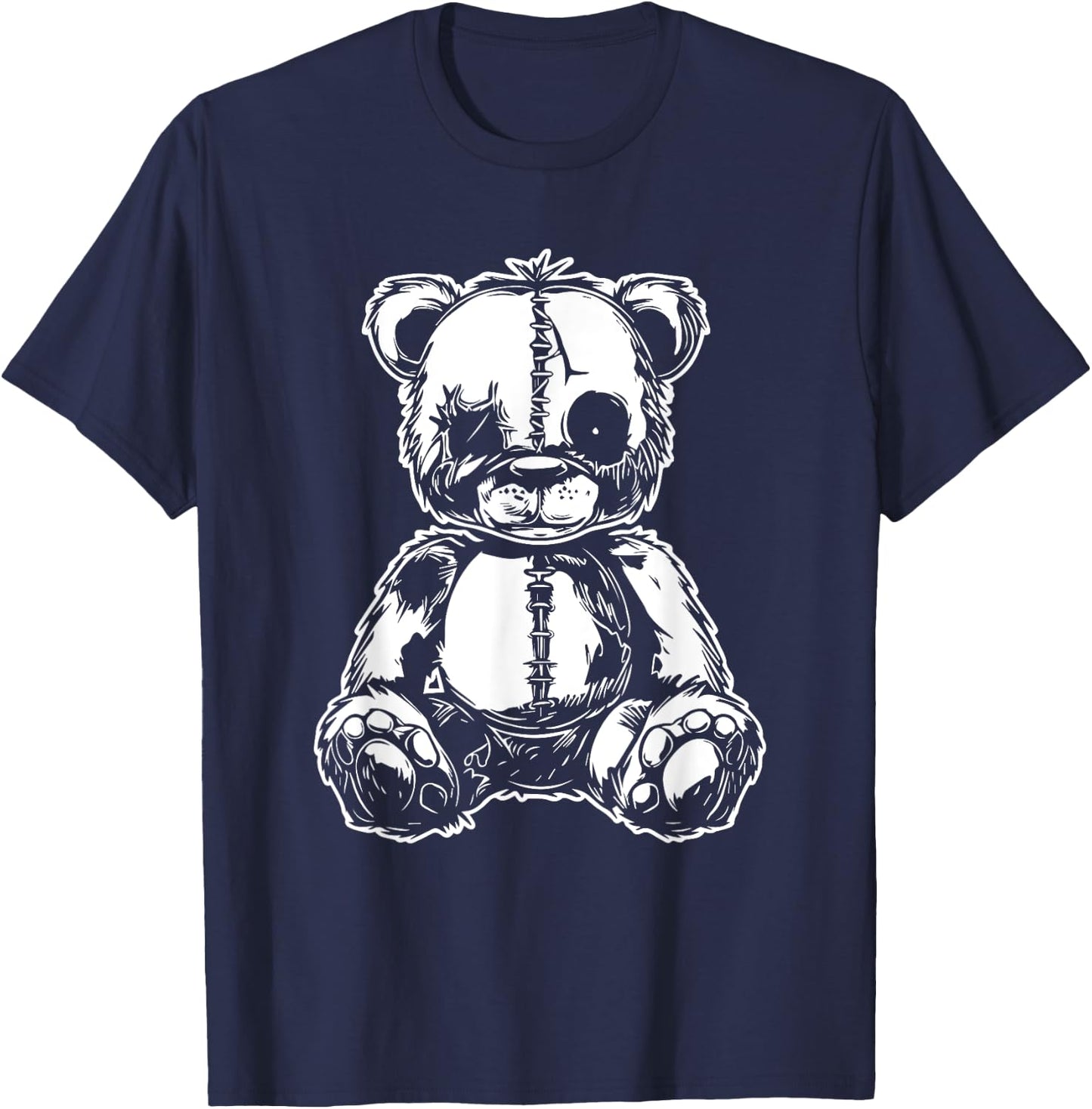 Horror Teddy Bear T-Shirt - T-Shirt | Navy