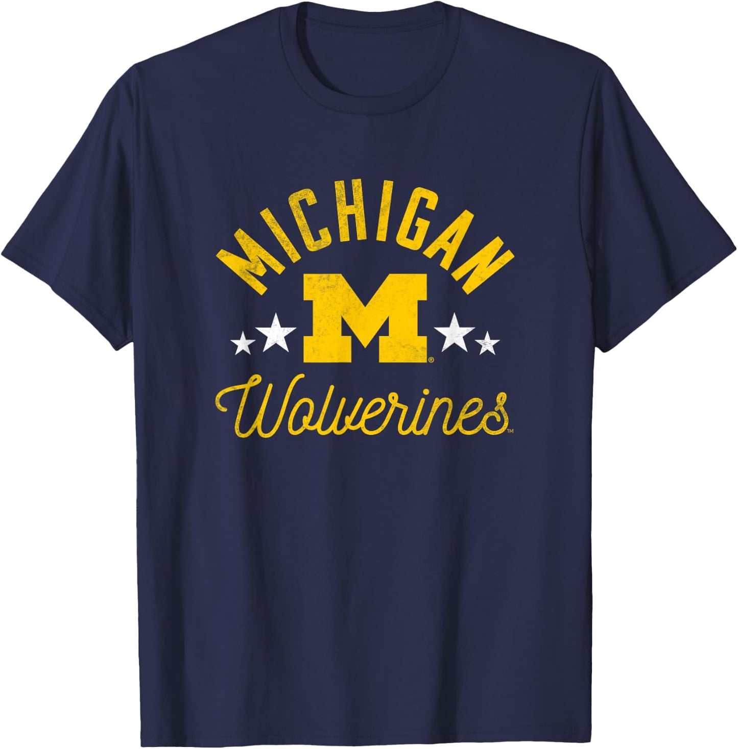 University of Michigan Wolverines U of M Wolverines T-Shirt - T-Shirt | Navy